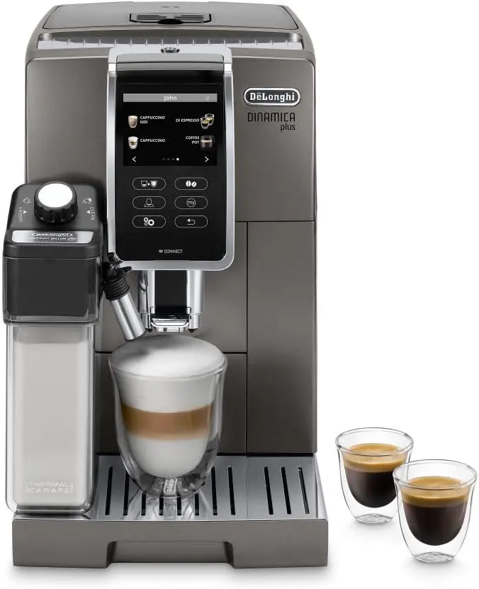 De'Longhi Dinamica Plus Connected Espresso u0026amp; Coffee Machine with Automatic Milk Frother