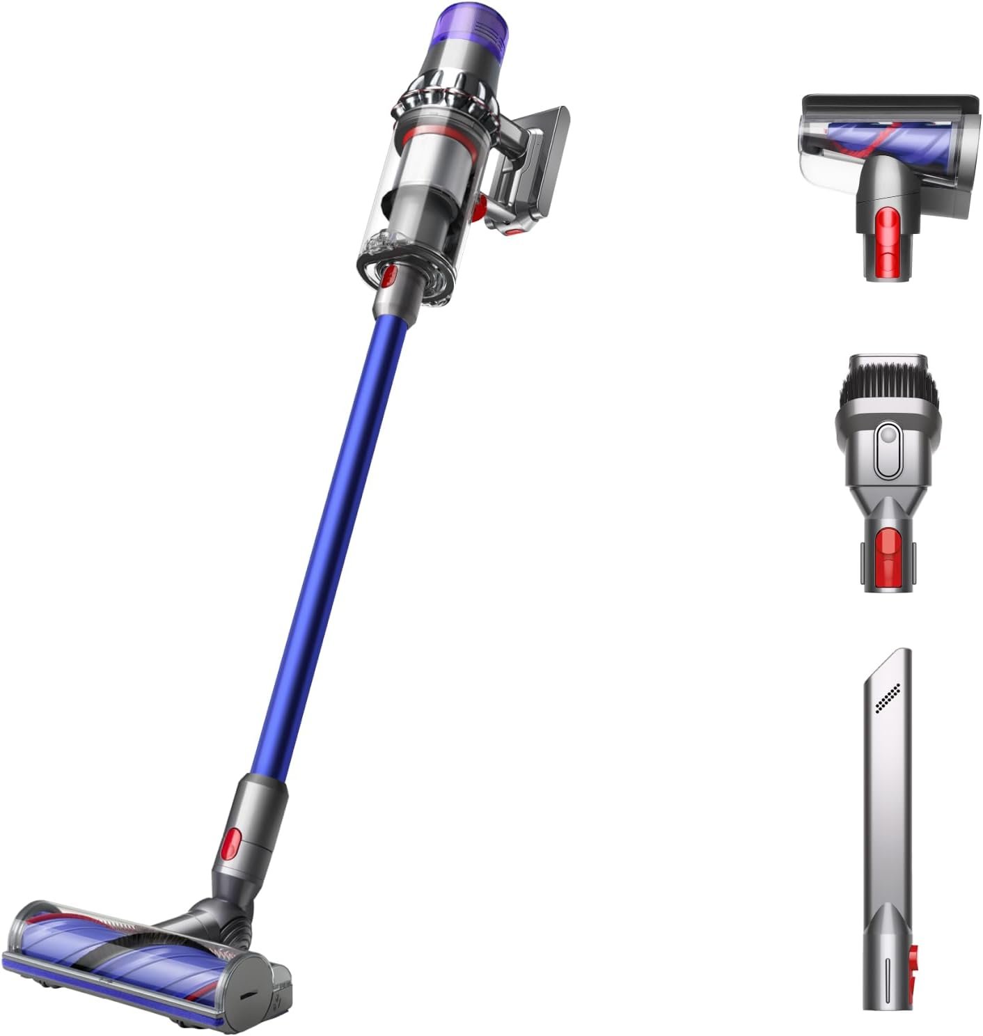 Dyson V10 vs V11 Cordless Vacuums: Which One is Right for You? 2 Dyson V11 Cordless Stick Vaccum, Large, Nickel:Blue