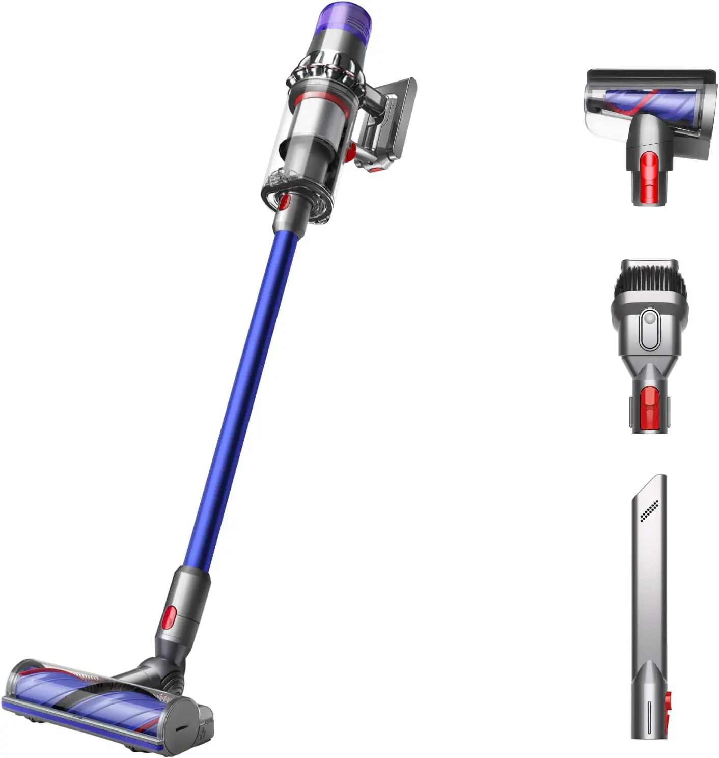 Dyson V11 Cordless Stick Vaccum, Large, Nickel:Blue