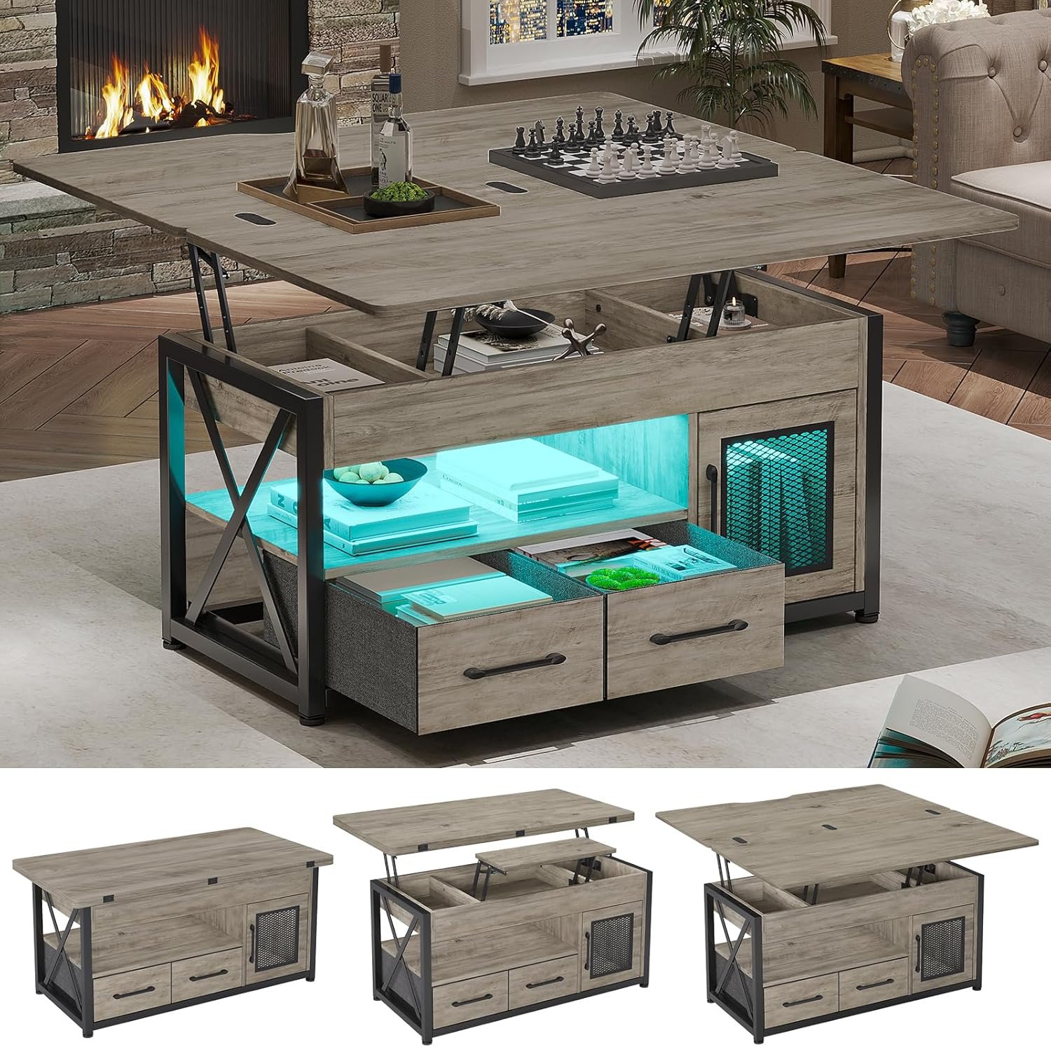 the best 5 Shop Coffee Tables on Sale 4  Itaar 40u0022 Lift Top Coffee Table