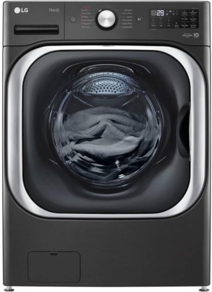 Top 5 Best LG Washer and Dryer Sets for 2025: Efficient, Space-Saving, and Feature-Packed 3 LG WM8900HBA 5.2 Cu. Ft. Black Steel Front Load Washer