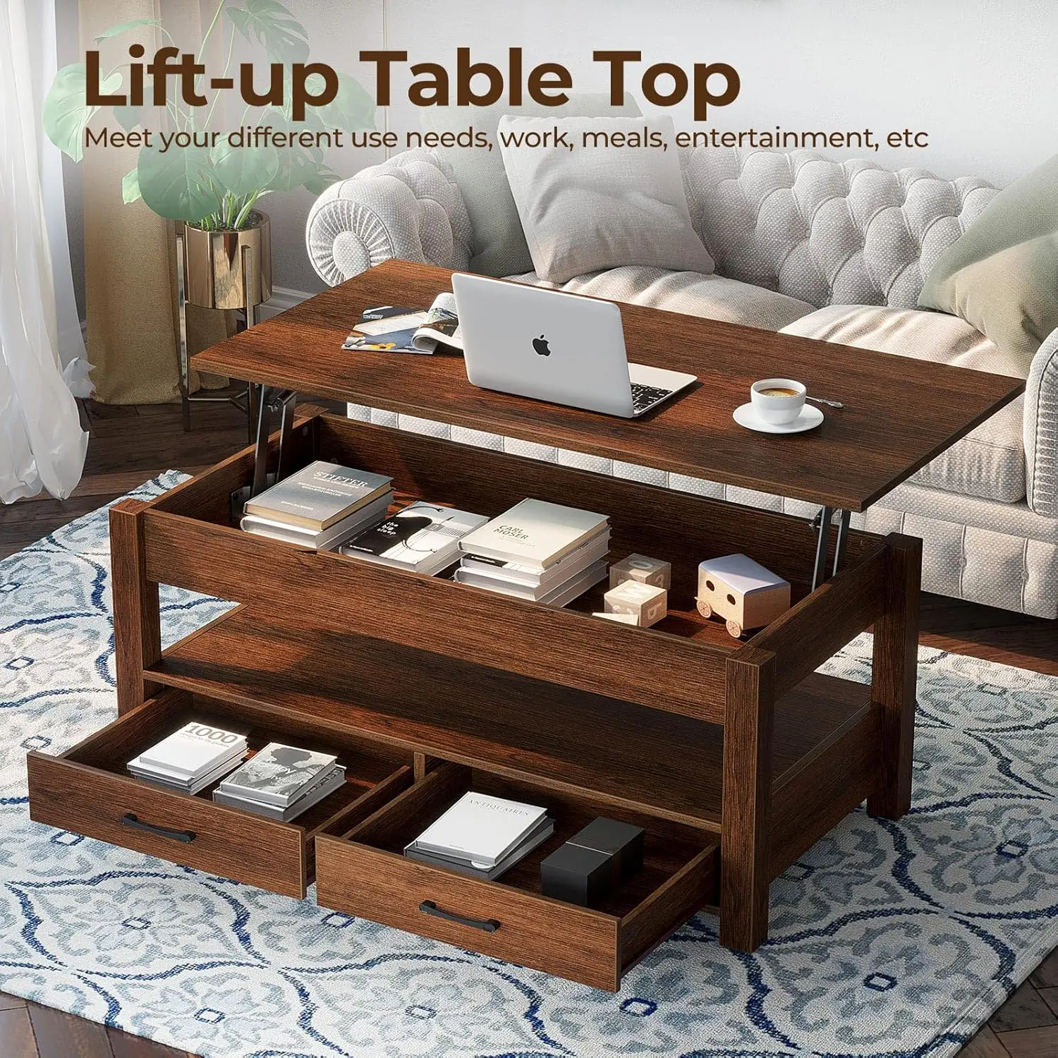 Rolanstar Lift Top Coffee Table