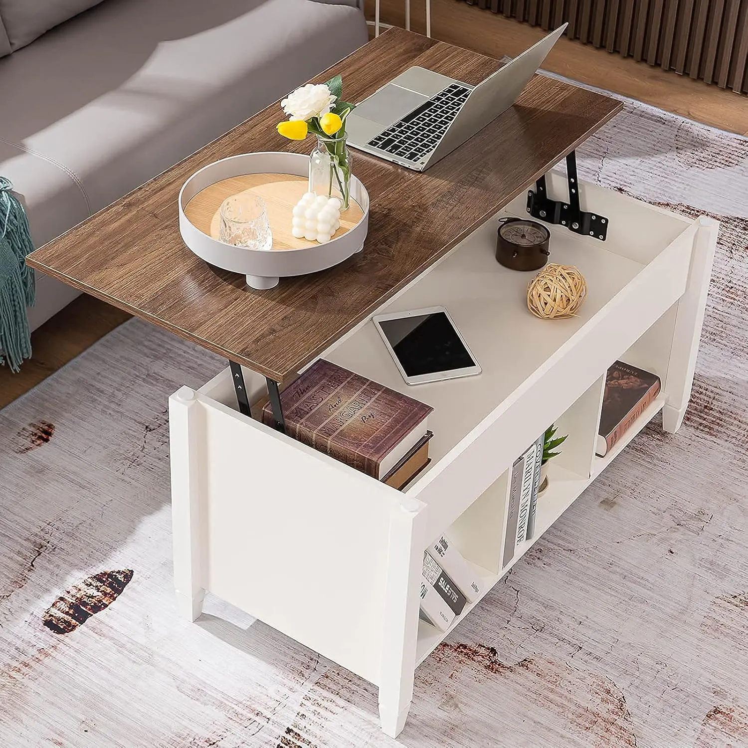 VINGLI Lift Top Coffee Table