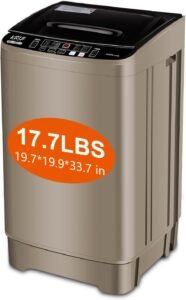 Best 6 Portable Washer and Dryer: Top-Rated Picks for 2025 5 17.7 lbs Portable Washer Drain Pump Full Automatic Washing Machine with LED Display5