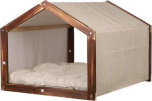 Best Indoor Dog House: Top Picks for Comfort & Style 2 Dog House with Wooden Frame for Small Dogs or Cats Pet House 2