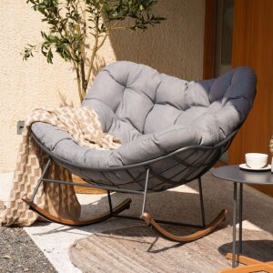 Discover 8 The Best Rocking Chairs: Comfort & Style 3 Grand patio Outdoor Rocking Chair3
