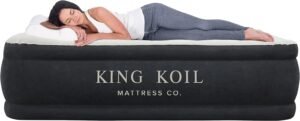 7 Best Air Mattresses : Top Picks for Camping, And Guests 2 King Koil Luxury Queen Size Air Mattress with Built-in High-Speed Pump