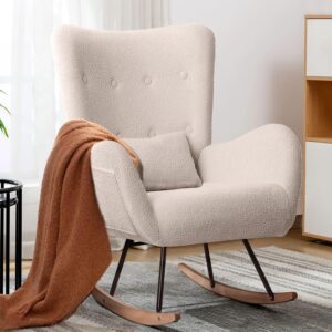 Discover 8 The Best Rocking Chairs: Comfort & Style 1 LEMBERI Rocking Chair Nursery,1