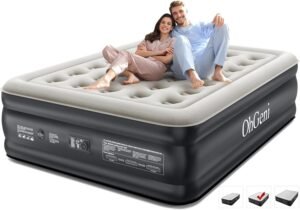 7 Best Air Mattresses : Top Picks for Camping, And Guests 4 OhGeni Queen Air Mattress with Built in Pump, 4