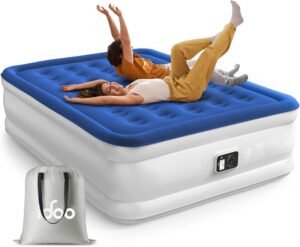 7 Best Air Mattresses : Top Picks for Camping, And Guests 5 iDOO Air Mattress Queen with Built in Pump Upgraded Inflatable Mattress5