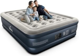 7 Best Air Mattresses : Top Picks for Camping, And Guests 1 iDOO Queen Air Mattress with Built in Pump 18 Raised Comfort Blow up Mattress1