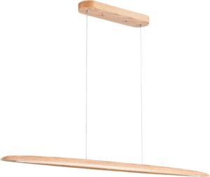 best 10 Modern Kitchen Lighting Fixtures: Illuminate Your Culinary Space 1 51 36W Wood LED Linear Pendant1