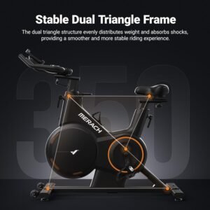 Top 10 Best Stationary Bike for Seniors 9 MERACH Exercise Bike, Smart Magnetic Stationary Bike with Bluetooth APP