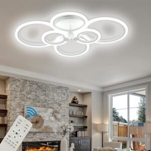 best 10 Modern Kitchen Lighting Fixtures: Illuminate Your Culinary Space 9 SJV Modern Ceiling Lights- Dimmable LED Ceiling Lamps9