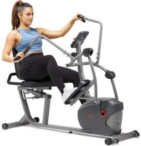 Top 10 Best Stationary Bike for Seniors 3 Sunny Health & Fitness Compact Performance Recumbent Bike