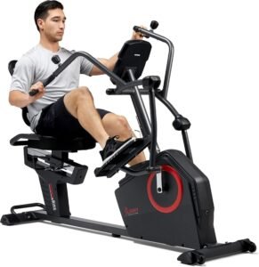 Top 10 Best Stationary Bike for Seniors 5 Sunny Health & Fitness Elite Recumbent Cross Trainer