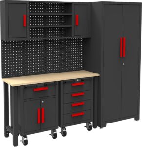 Discover 10 Best Heavy Duty Tool Storage for Garage: Top Picks for Organization 9 Torin Garage Storage Cabinets System