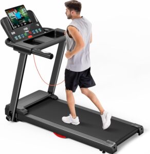 Top 10 Best Treadmill with Screen – Top Picks & Reviews 8 Treadmills for Home, 3.0HP Quiet Brushless Folding Treadmill with Heart Rate Sensor, Dual Cushion System