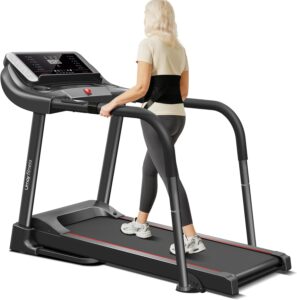 Top 10 Best Treadmill with Screen – Top Picks & Reviews 10 UMAY Fitness Rehab Treadmill with Extended Handrails Belt for Safety Balance 10