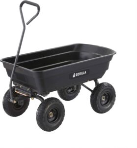Discover 10 Best Landscaping Equipment Picks for a Flawless Outdoor Space 7 Gorilla Carts Utility Cart with Steel Frame