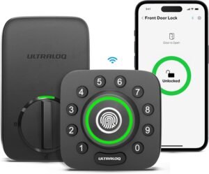 ULTRALOQ U-Bolt Pro WiFi Smart Lock with Door Sensor 1
