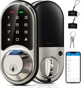 Veise Smart Lock, Fingerprint Door Lock 3